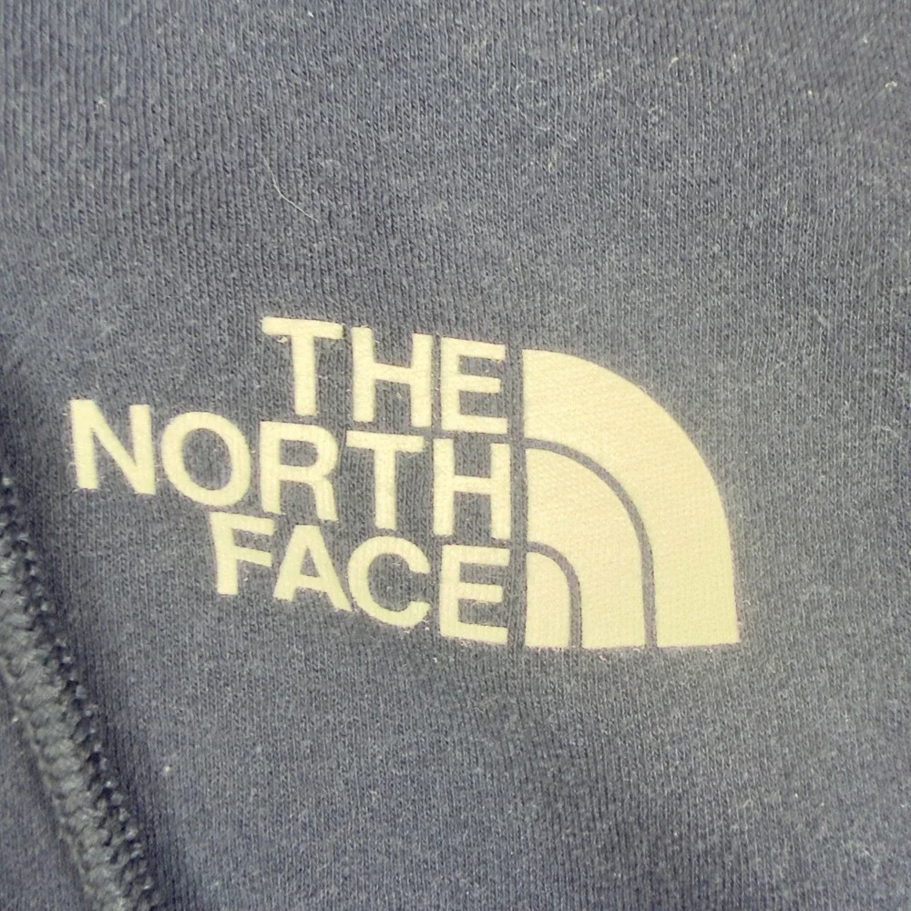 The North Face Mens Navy Blue Bear Graphic Logo Sleeve Pullover Hoodie Large